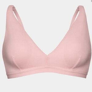 Knix Micro Modal Rib Bra L+ Rosewater